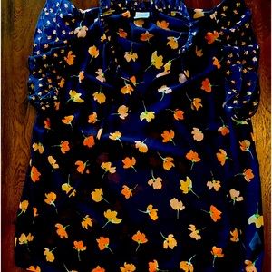 Cabi butterfly sleeve tunic/blouse small